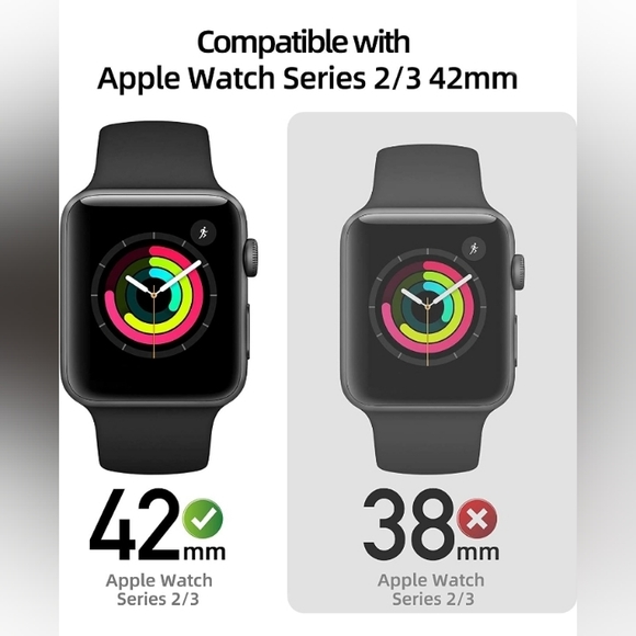 PZOZ White Apple Watch Series 2/3 42mm Case Protector New in Box - Picture 2 of 8